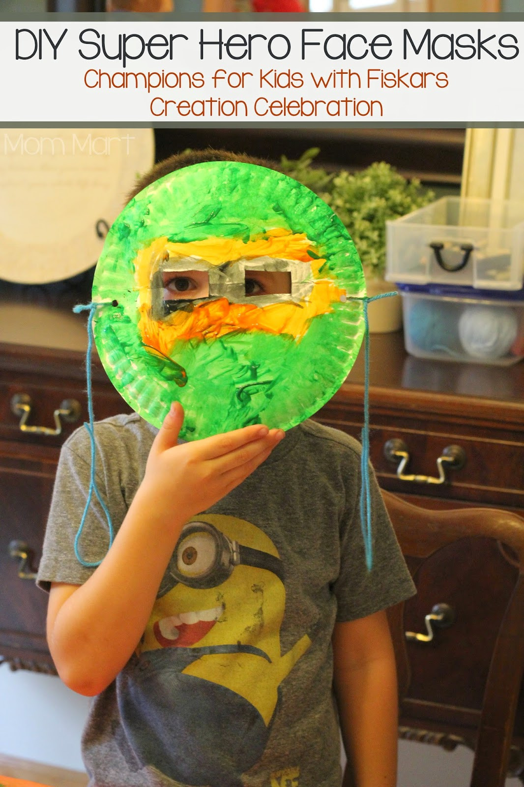 DIY Facial Mask For Kids
 Mom Mart DIY Super Hero Face Masks Champions for Kids