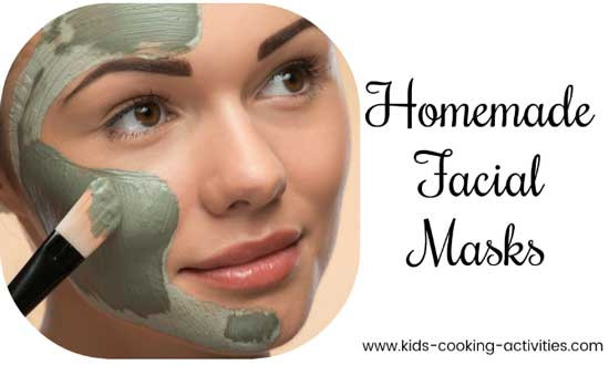 DIY Facial Mask For Kids
 Kids Cooking Homemade Facial Masks