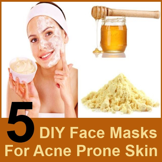 DIY Facial Mask
 5 DIY Face Masks For Acne Prone Skin