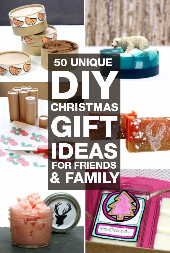 DIY Family Christmas Gifts
 DIY Christmas Gifts 50 Unique DIY Christmas Gifts You Can