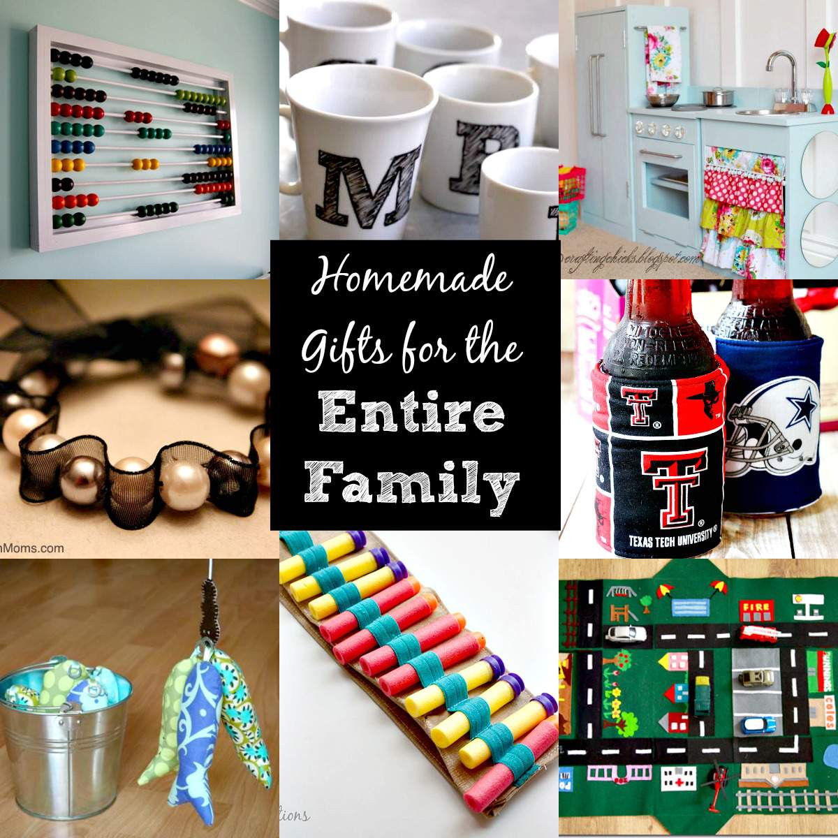 DIY Family Christmas Gifts
 DIY Christmas Gift Ideas for the Entire Family – over 30