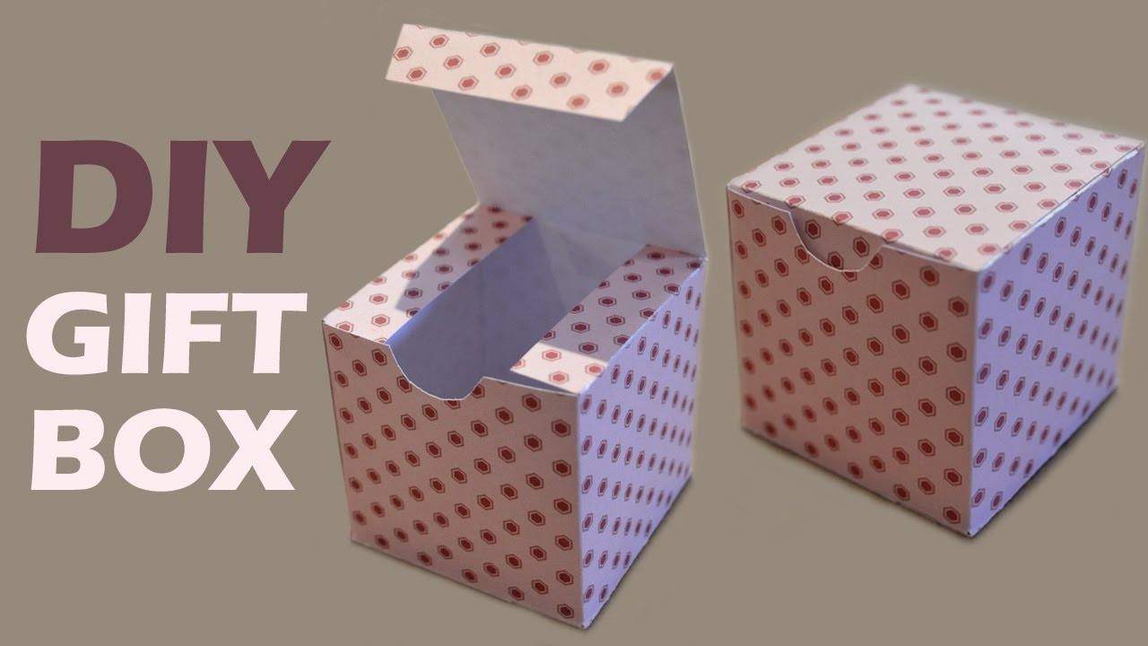 DIY Favor Box
 How to Make a Gift Box DIY Paper Box