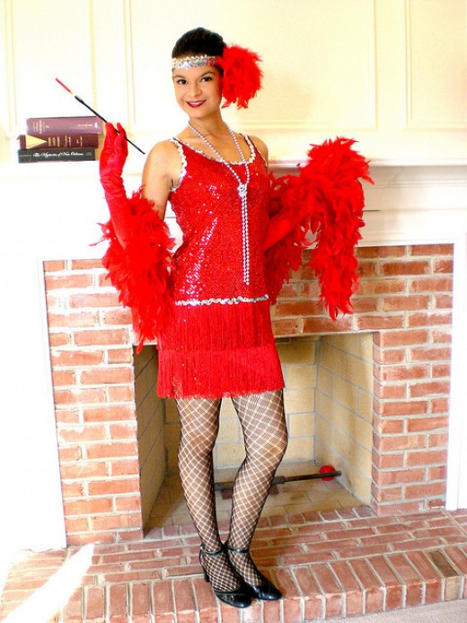 DIY Flapper Girl Costume
 DIY Flapper Girl Costume