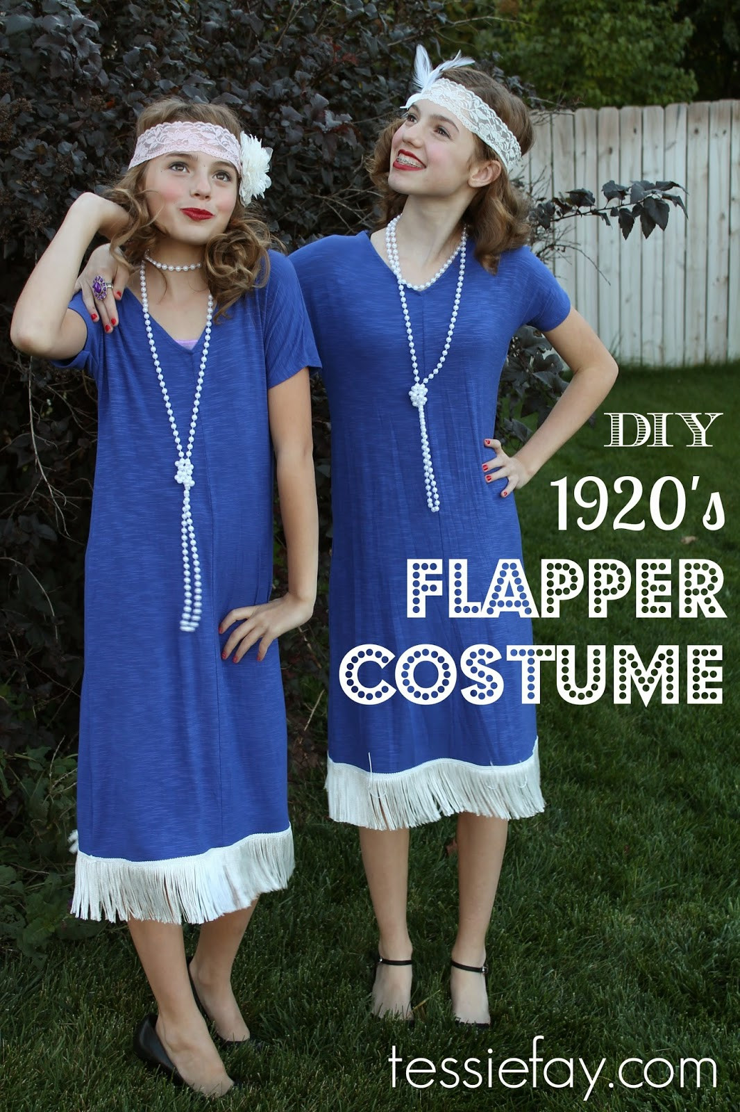 DIY Flapper Girl Costume
 Tessie Fay DIY Flapper Costume