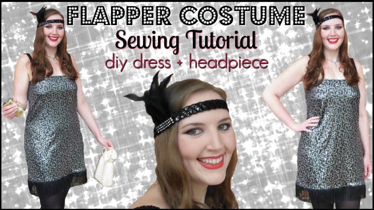 DIY Flapper Girl Costume
 DIY 1920s Flapper Girl Halloween Costume