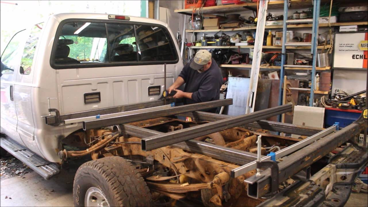 DIY Flatbed Kit
 Fabricating a steel flat bed for a Ford F 350 Part 1 of 3