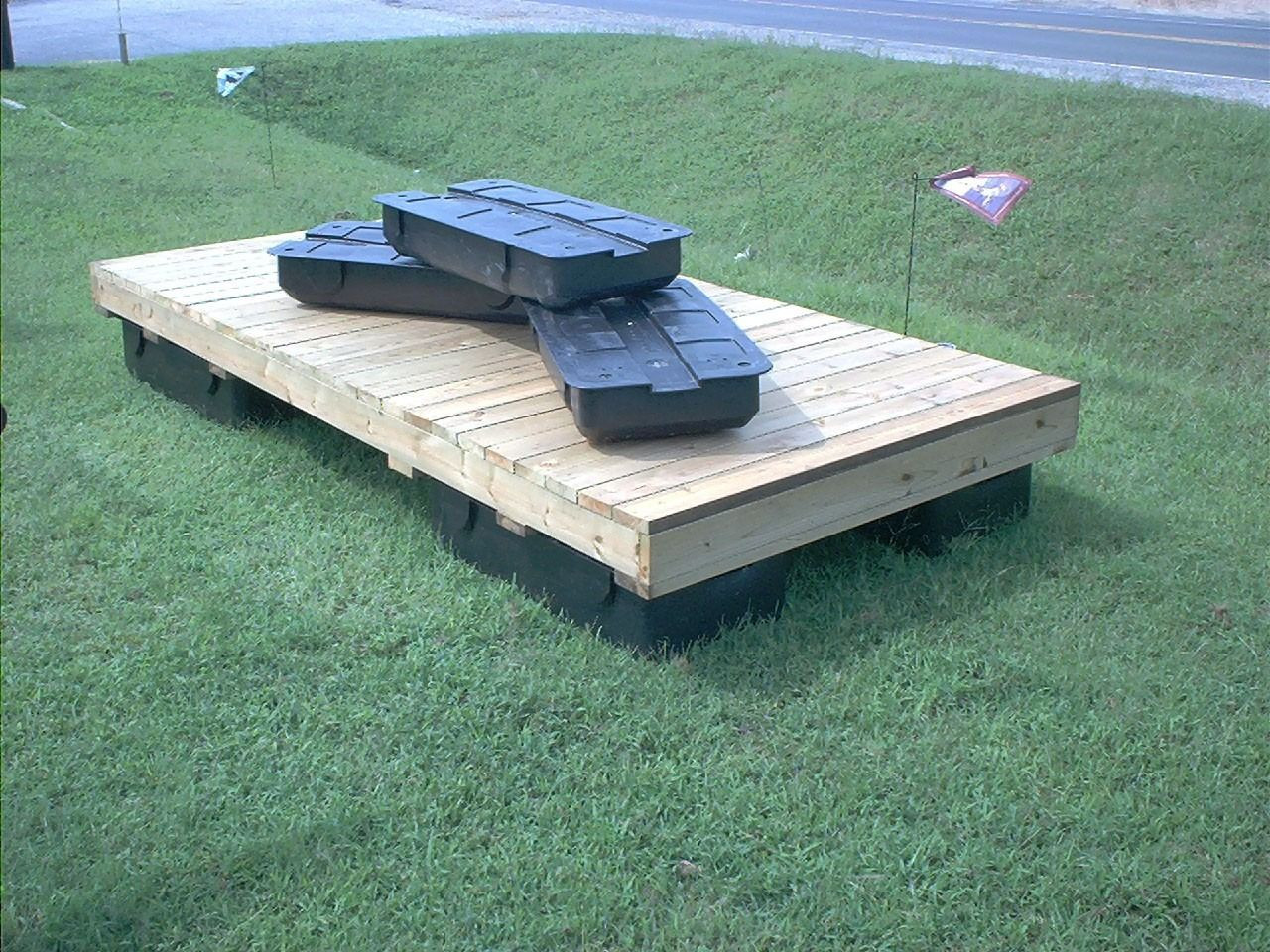 DIY Floating Dock Kits
 In our backyard there is a decent sized pond We want to