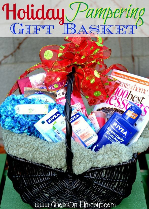 Diy Gift Basket Ideas For Mom
 Holiday Pampering Gift Basket Idea Mom Timeout