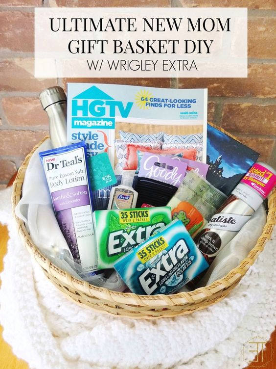 Diy Gift Basket Ideas For Mom
 Ultimate New Mom Gift Basket DIY