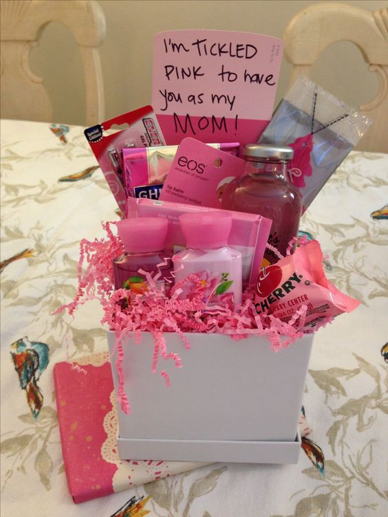 Diy Gift Basket Ideas For Mom
 Tickled Pink DIY Mothers Day Gift Basket Ideas