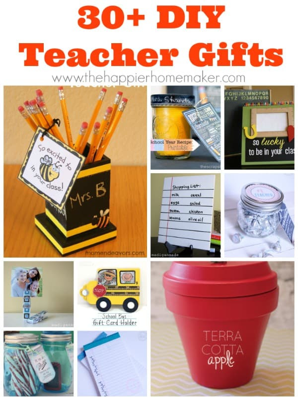 DIY Gift For Teacher
 30 DIY Teacher Gifts