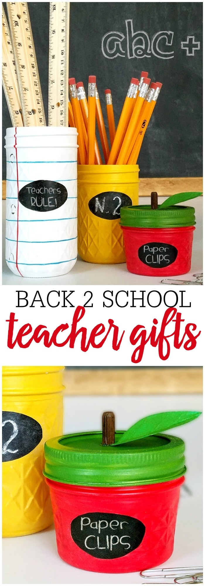 DIY Gift For Teacher
 Back to School Teacher Jar Gifts Lil Luna