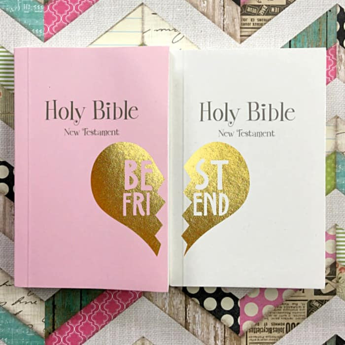 Diy Gift Ideas For Best Friend
 A DIY FRIENDSHIP GIFT A BFF BIBLE with verses