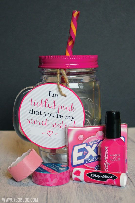 DIY Gift Ideas For Sister
 Tickled Pink Gift Idea