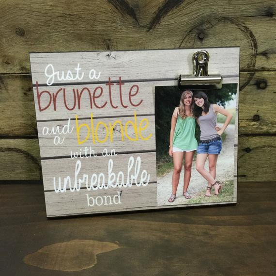 DIY Gift Ideas For Sister
 Personalized Picture Frame Gift For Sister Gift For Best