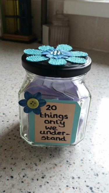 DIY Gift Ideas For Sister
 DIY jar t For best friend sister partner