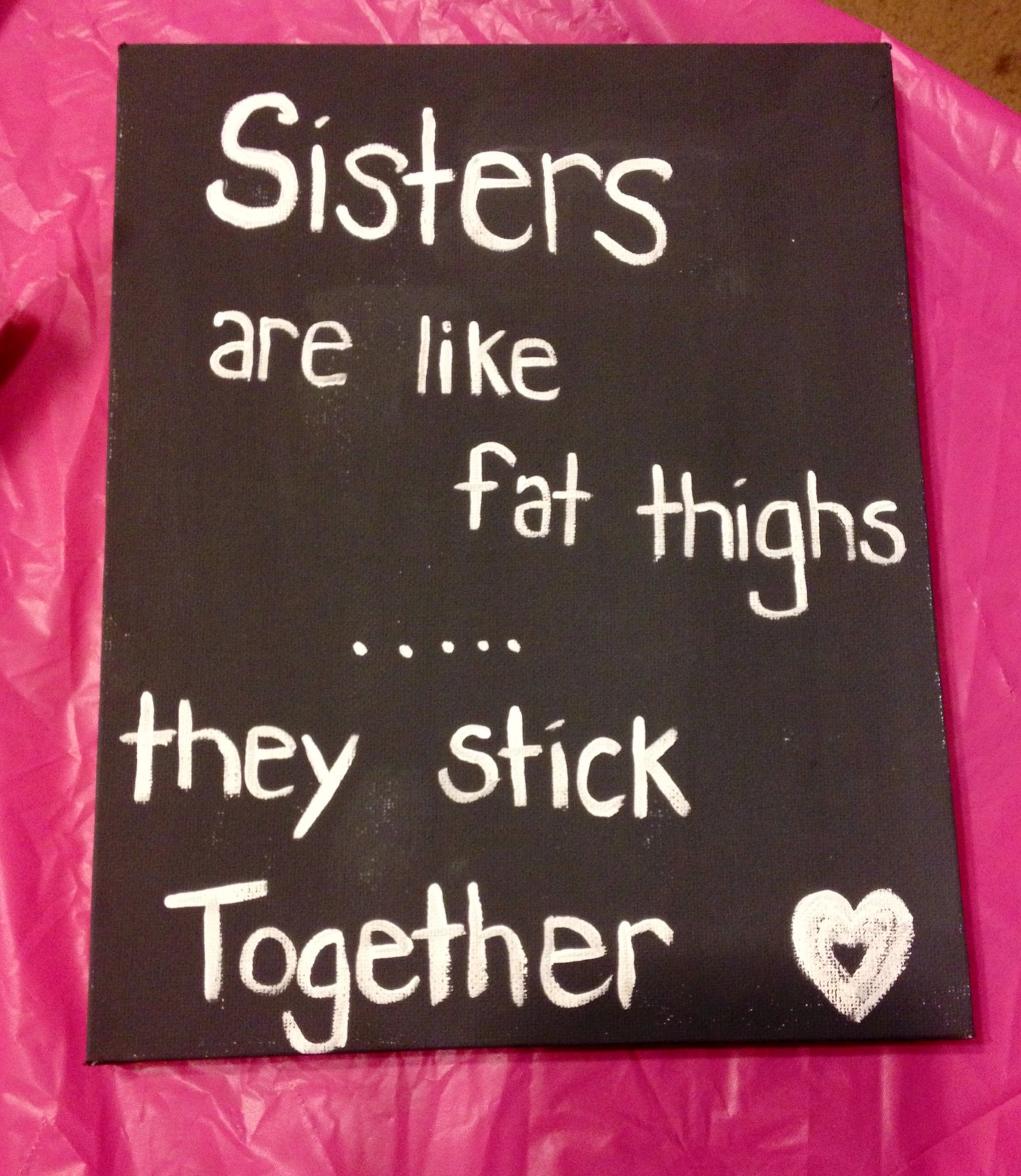 DIY Gift Ideas For Sister
 For my sister Dollar store canvas makes t giving