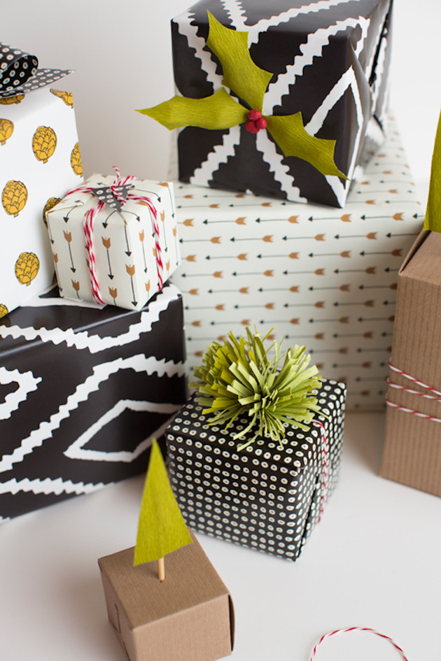 DIY Gift Wrap Ideas
 16 DIY Holiday Gift Wrap Ideas The Crafted Life