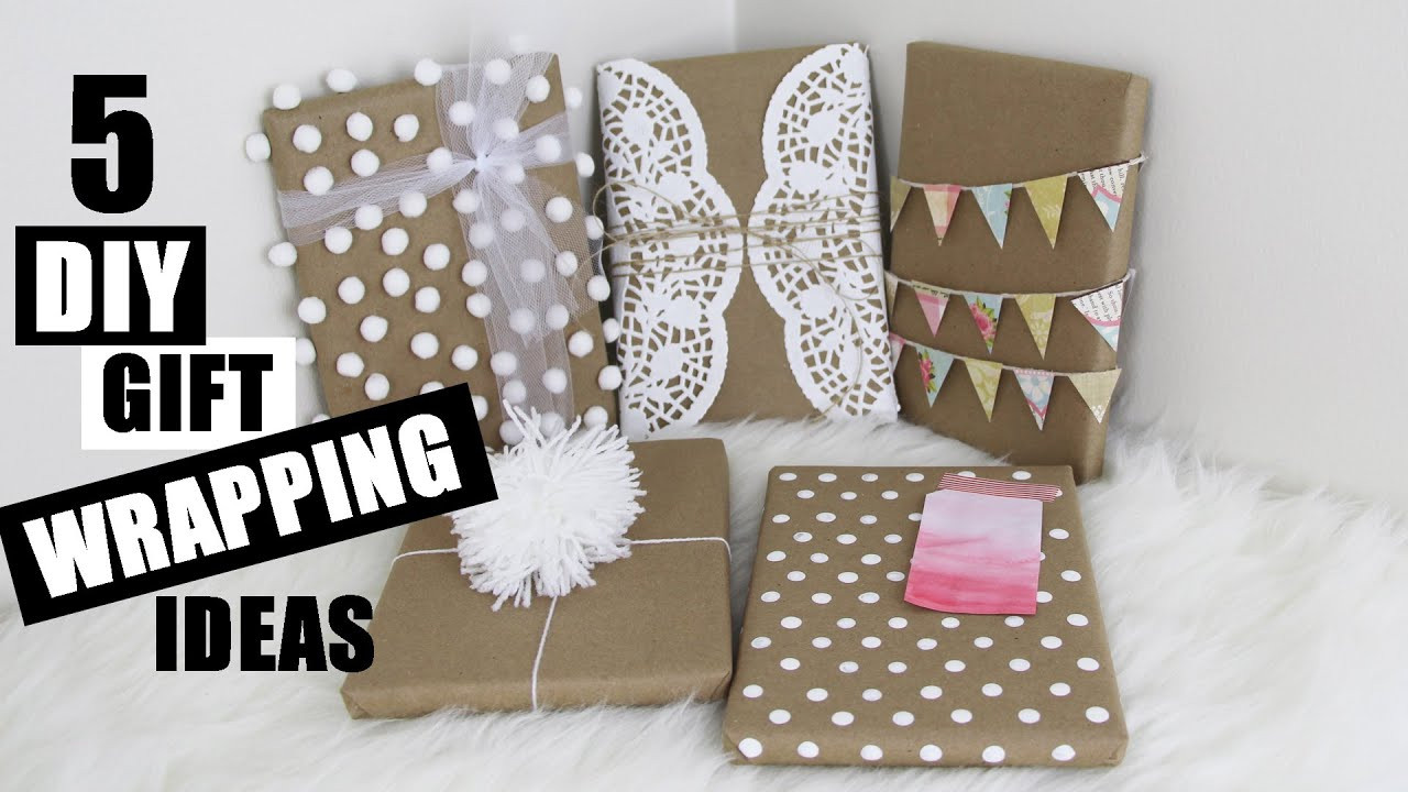 DIY Gift Wrap Ideas
 5 Easy DIY Gift Wrapping Ideas Creative and Cute
