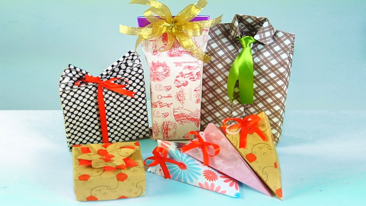 DIY Gift Wrap Ideas
 5 DIY GIFT WRAPPING IDEAS DIY Projects For Presents