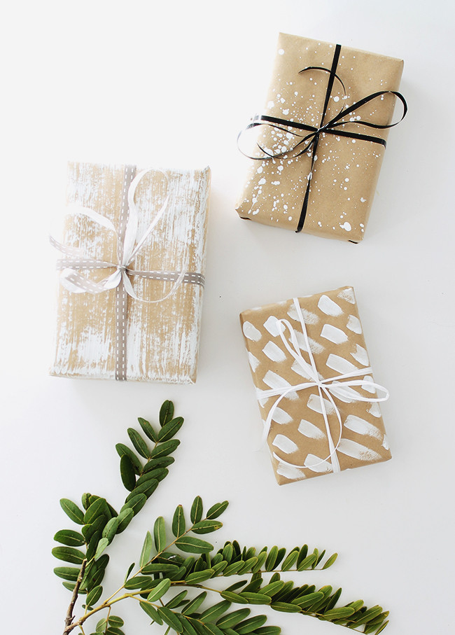 DIY Gift Wrap Ideas
 four DIY t wrap ideas almost makes perfect
