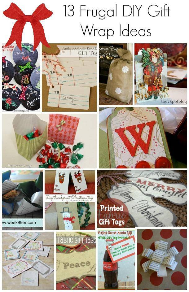 DIY Gift Wrap Ideas
 13 DIY Gift Wrap Ideas