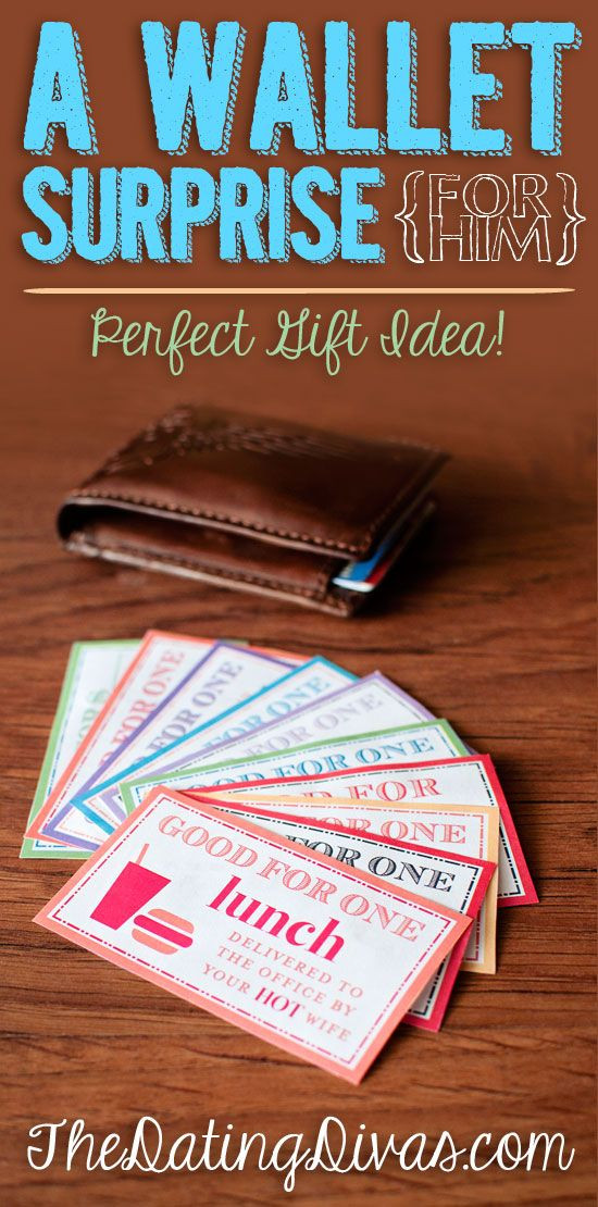 DIY Gifts For Boyfriend Anniversary
 Romantic Wallet Surprise Coupon Gift Idea from