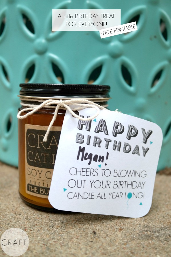 DIY Gifts For Friends Birthday
 DIY Birthday Gifts free printable C R A F T