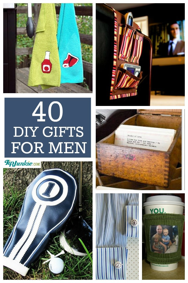 DIY Gifts For Men
 40 Homemade Christmas Gift Ideas for Men – Tip Junkie
