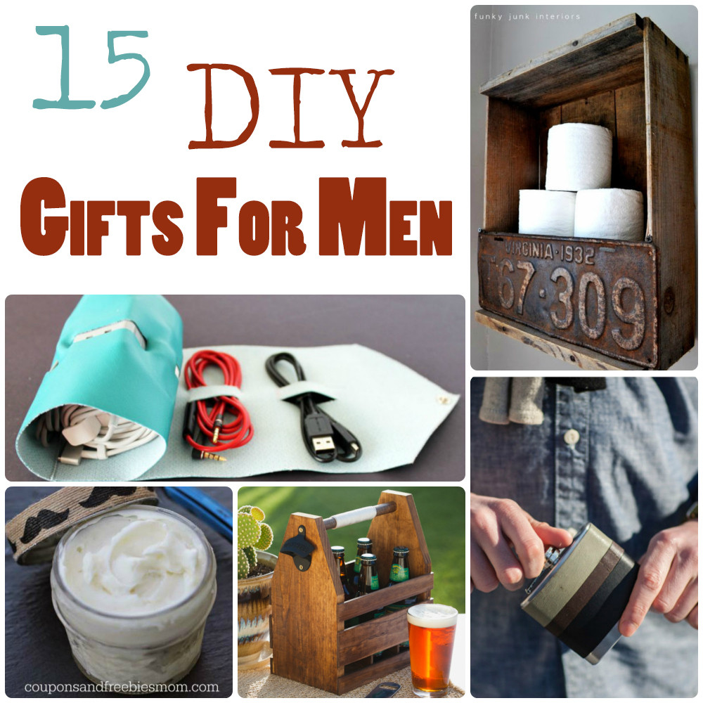 DIY Gifts For Men
 15 DIY Gifts for Men