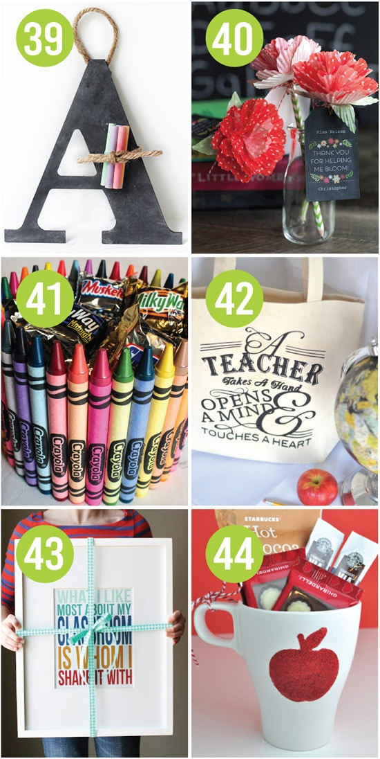 DIY Gifts For Teachers
 101 Quick and Easy Teacher Appreciation Ideas The Dating
