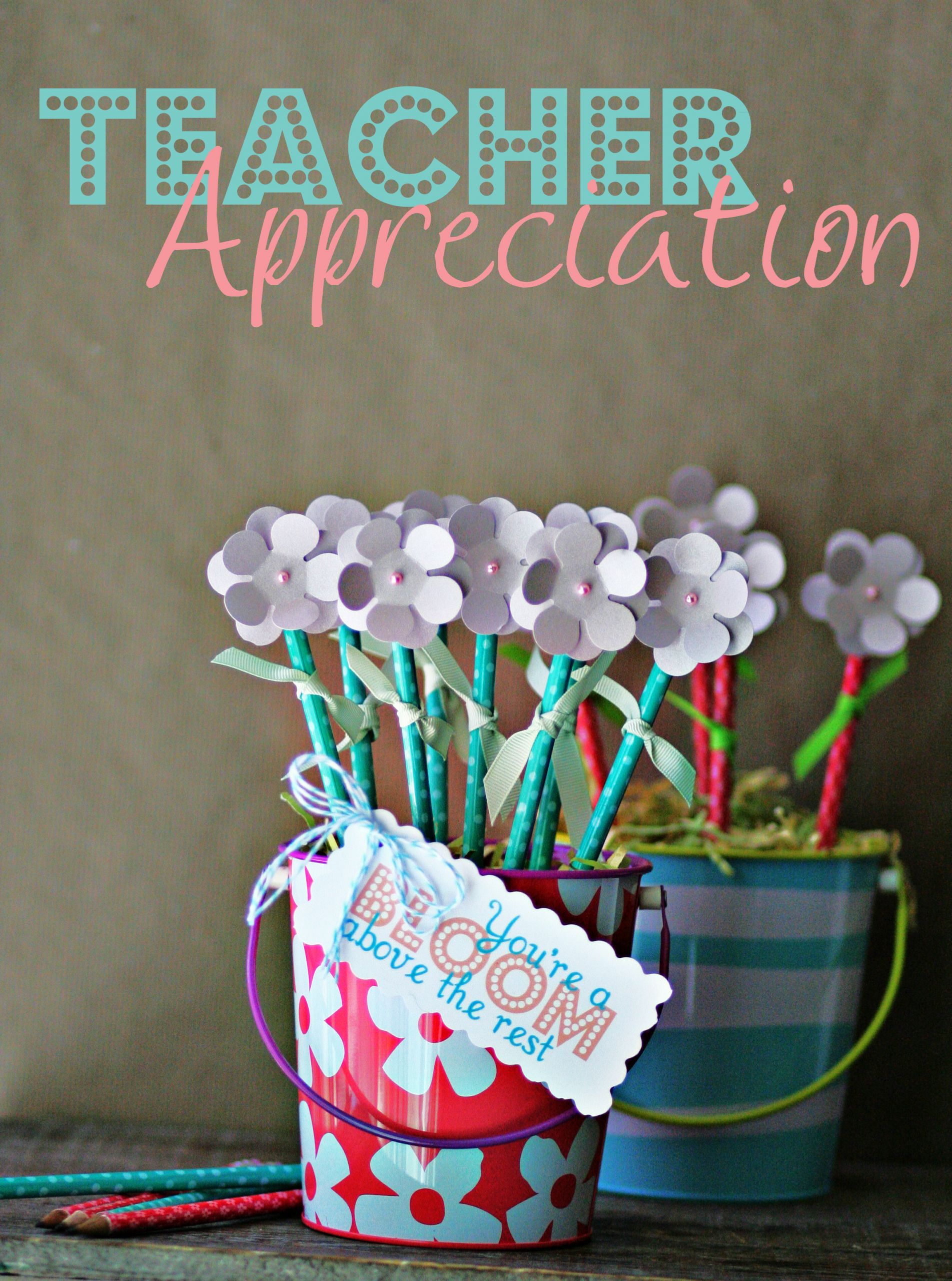 DIY Gifts For Teachers
 Teacher Appreciation DIY Pencil Flower Bouquet