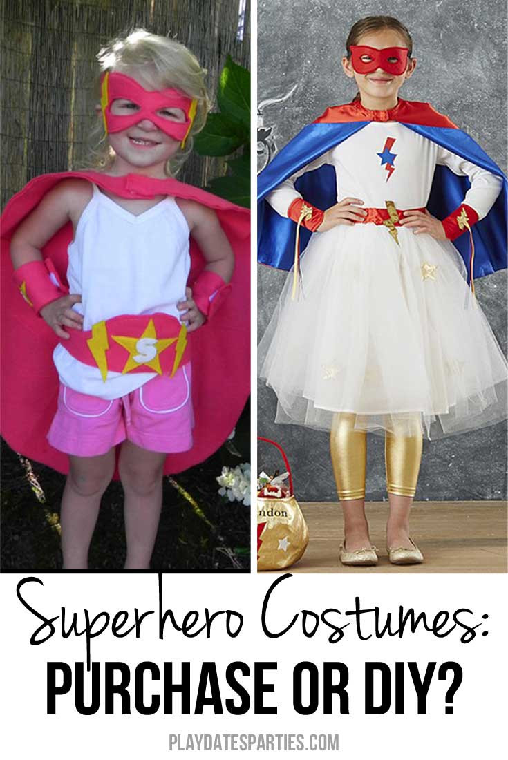 DIY Girls Superhero Costume
 Should You Purchase or DIY Superhero Costumes for Girls