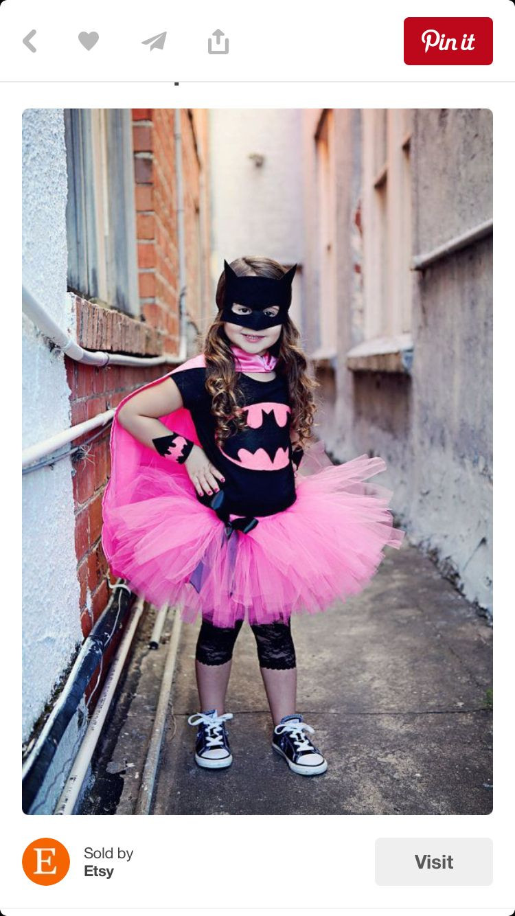 DIY Girls Superhero Costume
 Batgirl Costume DIY Craft Ideas in 2019