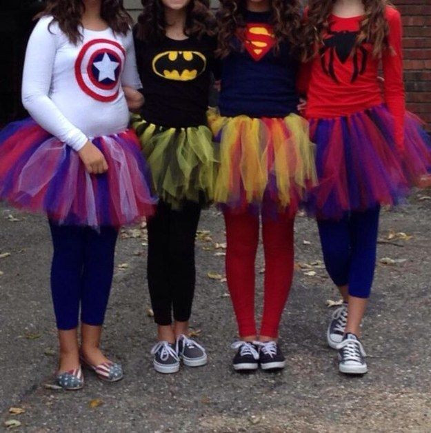 DIY Girls Superhero Costume
 Pin on Halloween