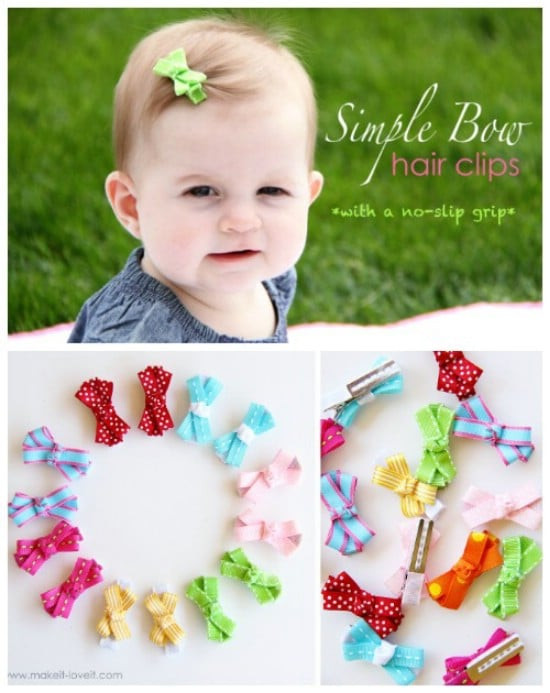 DIY Hair Bows For Babies
 30 Fabulous and Easy to Make DIY Hair Bows DIY & Crafts