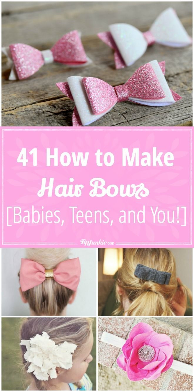 DIY Hair Bows For Babies
 41 How to Make Hair Bows [Babies Teens and You ]