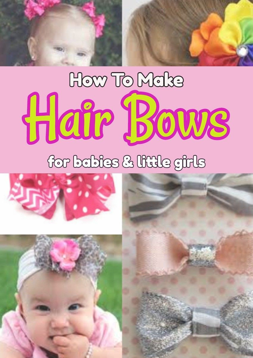 DIY Hair Bows For Babies
 How To Make Hair Bows for Babies Easy DIY •