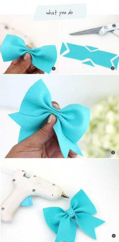 DIY Hair Bows For Babies
 40 Homemade No Sew DIY Baby and Toddler Gifts