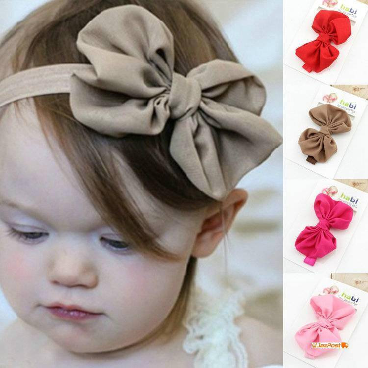 DIY Hair Bows For Babies
 Baby Headband Ribbon Handmade DIY Toddler Infant Kids Hair