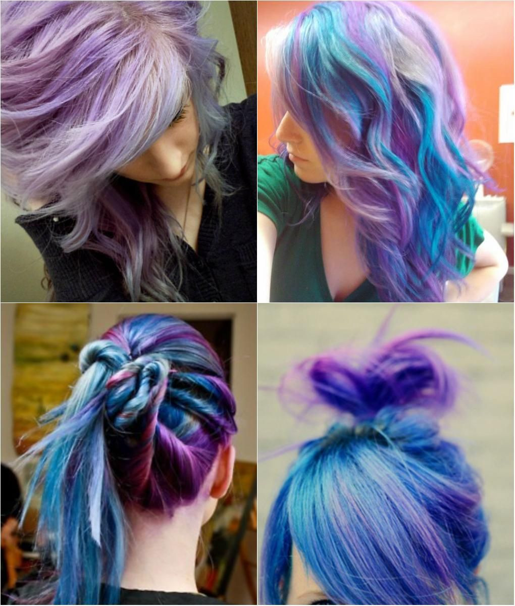 DIY Hair Coloring Tips
 Hair tips and ideas DIY Color Hair Blue and Violet