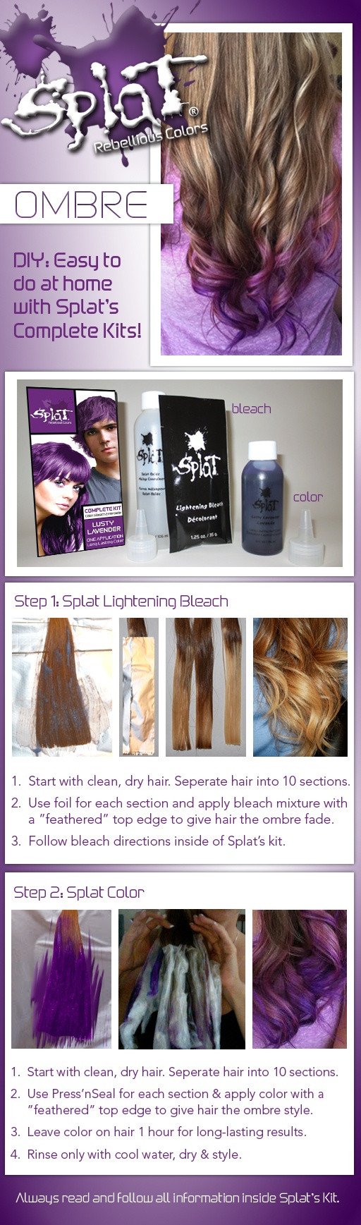 DIY Hair Coloring Tips
 7 best DIY Splat Hair Color Ideas images on Pinterest