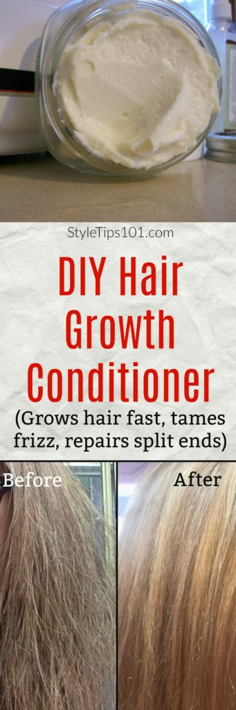DIY Hair Growth
 Homemade Hair Growth Conditioner For Fine & Damaged Hair
