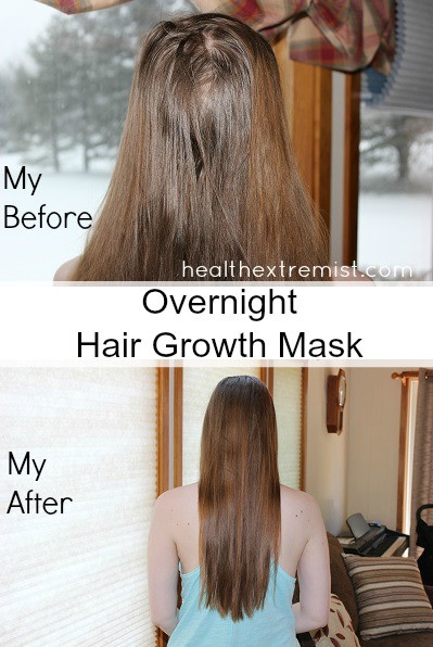 DIY Hair Growth
 Overnight Hair Growth Mask Get Thicker and Longer Hair