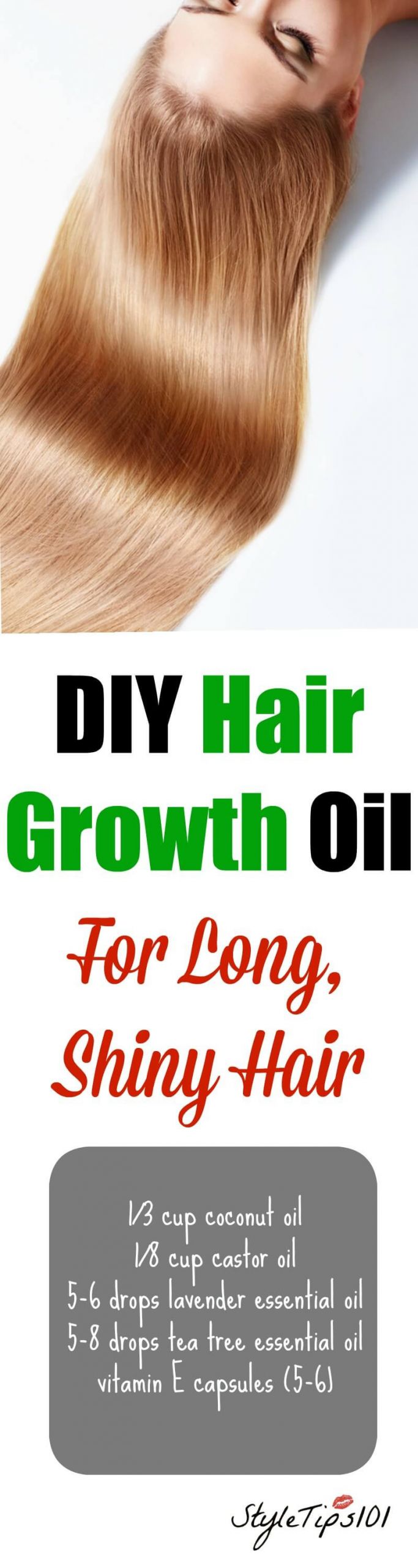 DIY Hair Growth
 DIY Hair Growth Oil For Super Long Shiny Hair