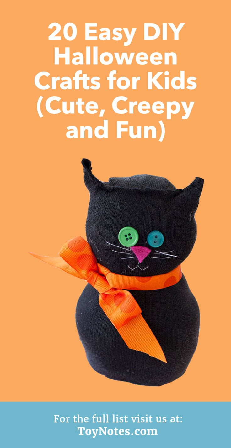 DIY Halloween Crafts For Kids
 20 Easy DIY Halloween Crafts for Kids Cute Creepy and
