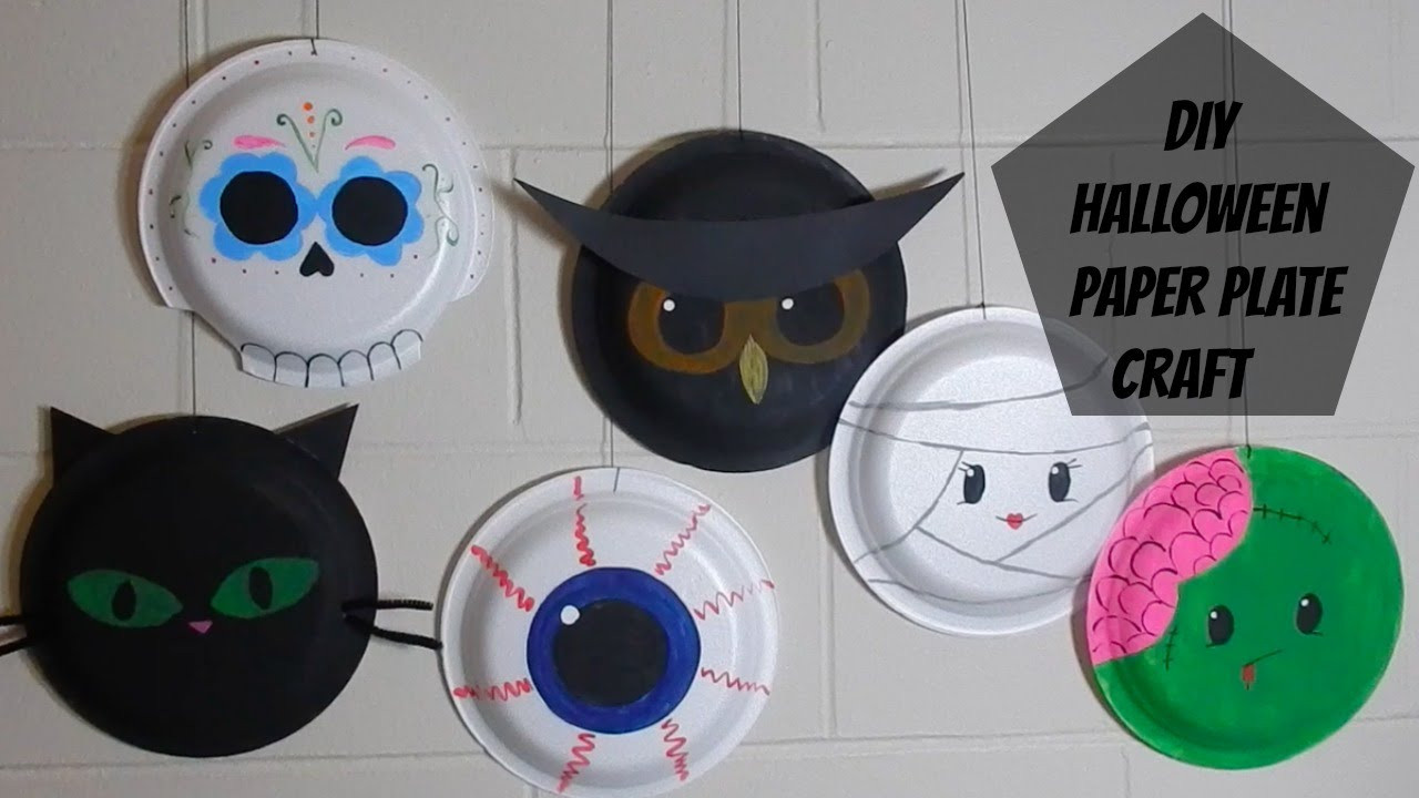 DIY Halloween Crafts For Kids
 DIY Paper Plate Halloween Craft