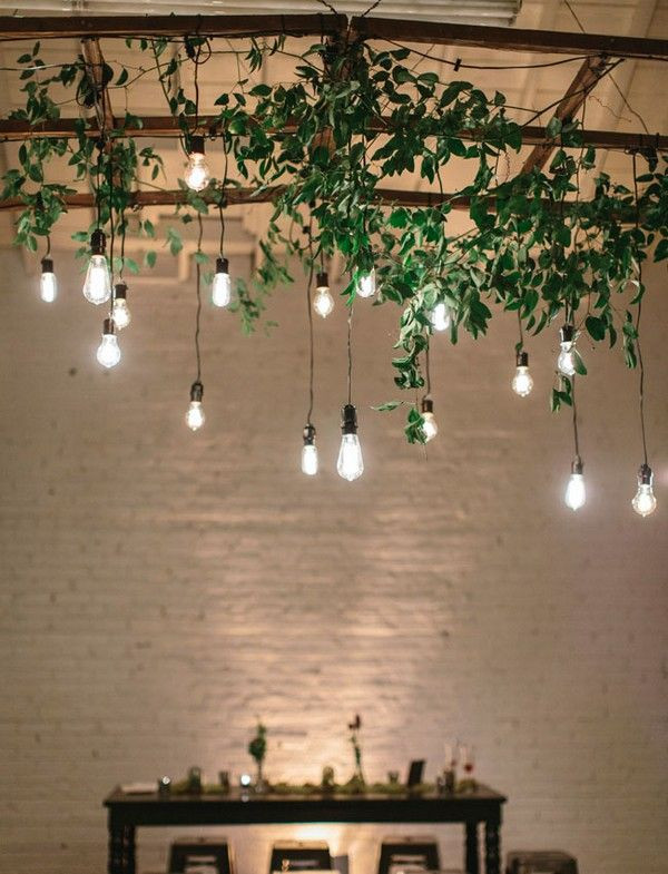 DIY Hanging Ceiling Decorations
 30 Brilliant Wedding Ideas to Use Edison Bulbs