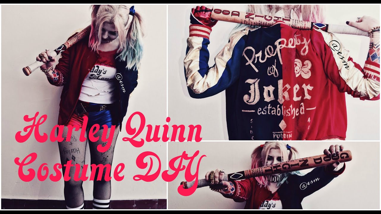 DIY Harley Quinn Costume
 Harley Quinn Suicide Squad costume DIY