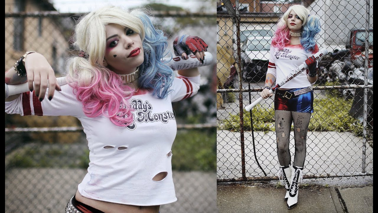 DIY Harley Quinn Costume
 DIY HARLEY QUINN COSTUME SUICIDE SQUAD MARGOT ROBBIE